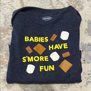 Old Navy Dark Blue Baby Tee